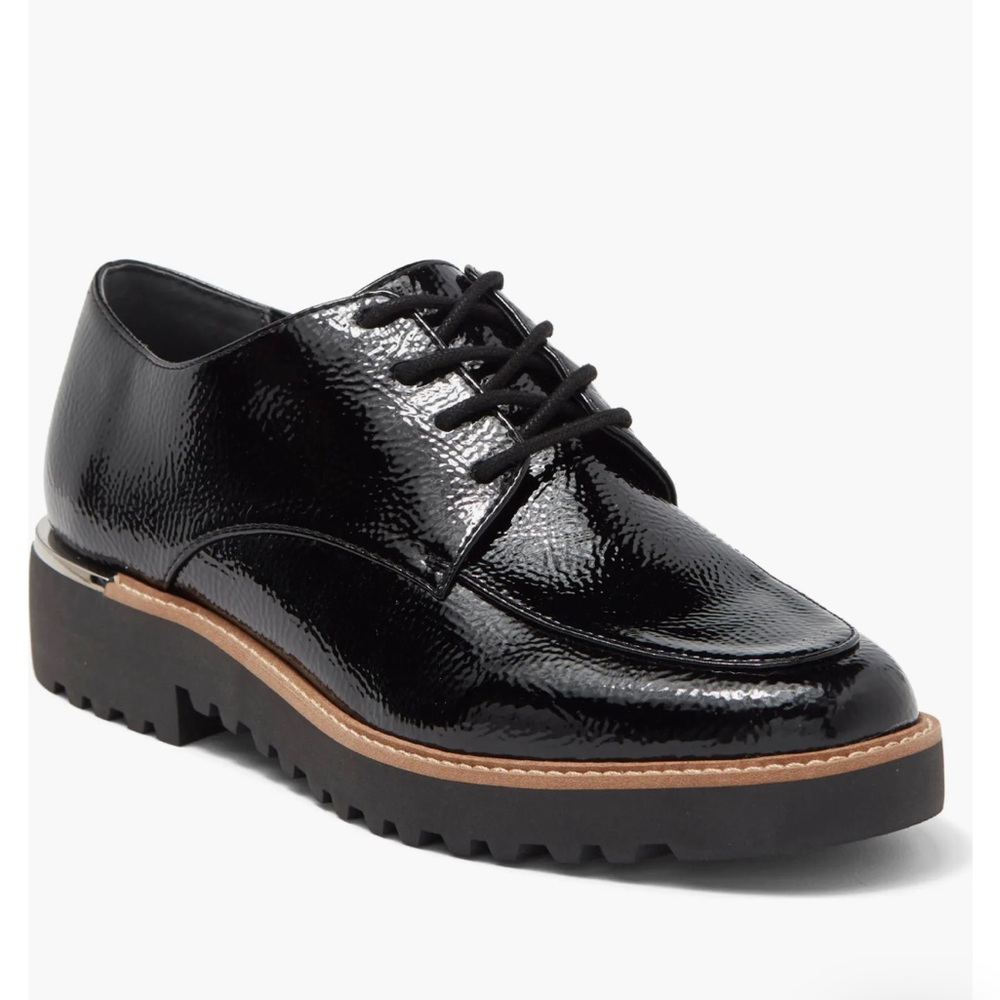 Patent Derby Oxford Lace-Up Shoes